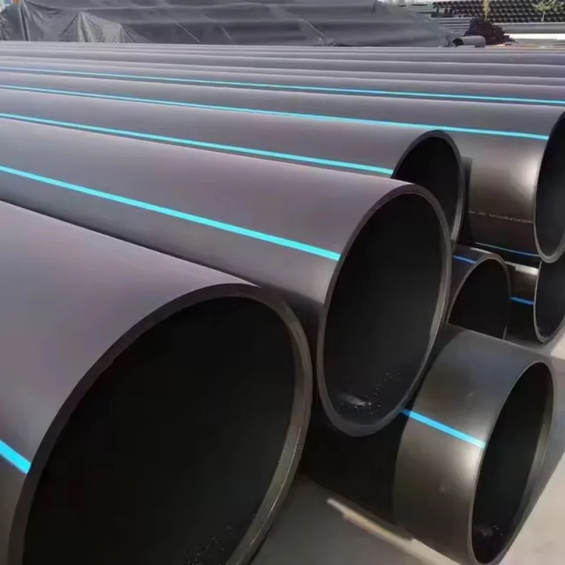 Durable PE100 HDPE Drinking Water Transmission Pipe 6mm SDR11 round Head Drainage Pipe for Irrigation & Supply