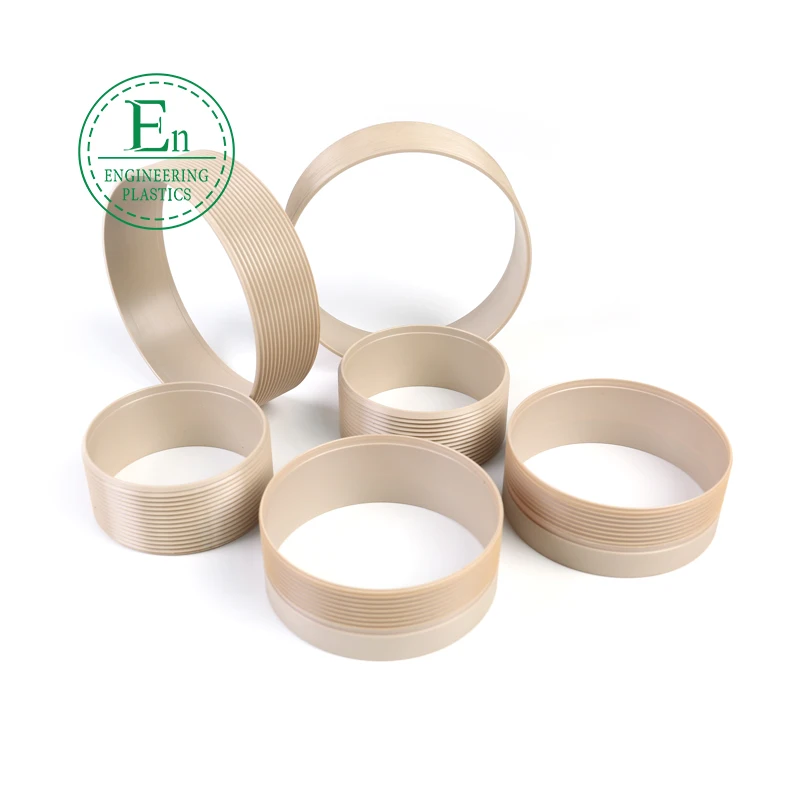 High Performance Custom Processing Cnc Machining Plastic Bushing Polyetheretherketone Hollow Sleeves Bearing Peek Tube Parts