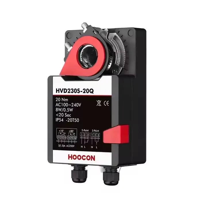 Factory Sale On-Off Control 20Nm Damper High Speed Air Damper Actuator 230V