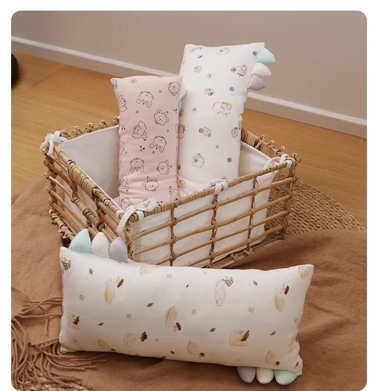 New Soft Bamboo Fiber Removable And Washable Baby and Children Toy Pillow Comfort Pillow with S M L XL Size