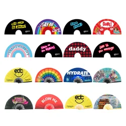 Достаточный запас, большой ручной вентилятор, черные пластиковые большие вентиляторы, бамбуковые складные вентиляторы для продажи