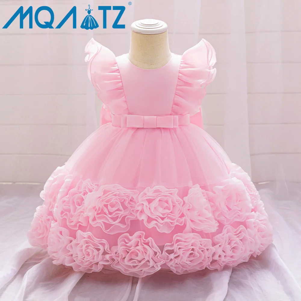 MQATZ лидер продаж платье для девочек с цветочным принтом оптовая продажа детское праздничное 4 лет дня рождения AL113XZ