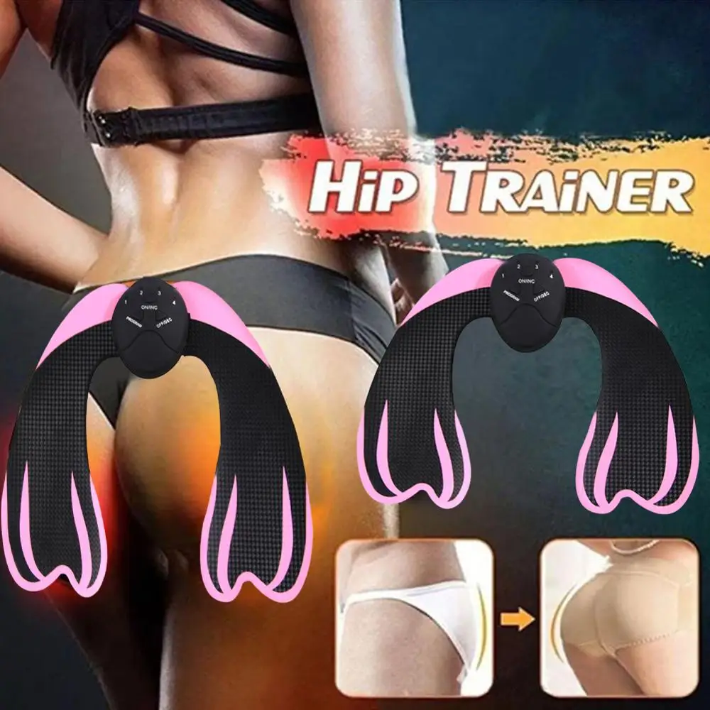 Smart Hips Muscle Trainer Body Sculpting Massager Stimulator Pad Gym Fitness Hips Sports Lose Weight ABS Stickers