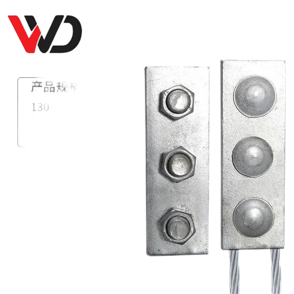 Electric Power Line Fittings Chinese Factory Custom Design Pole Line Wire Clamp OEM Accept Iron One Bolt Curved Suspension Clamp