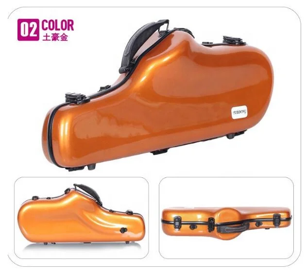 
Ultra Light Adjustable Shoulder Strap E-flat Alto Saxophone Box FRP Saxophone Bag/Case 