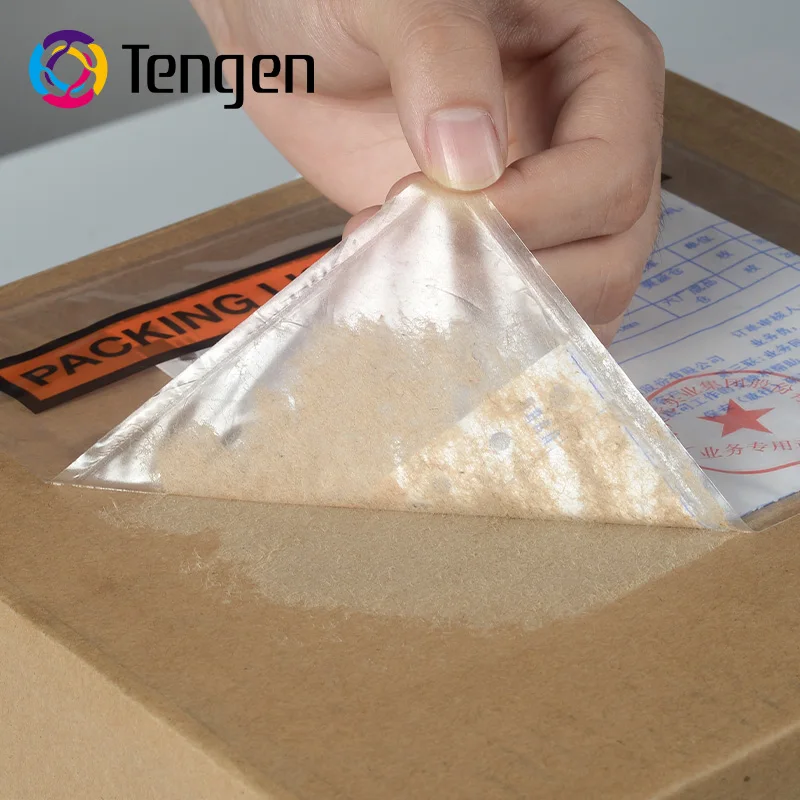 Self Adhesive Waybill Envelope Sideways Loading Shipping Mailing Packing List Plastic Pouch