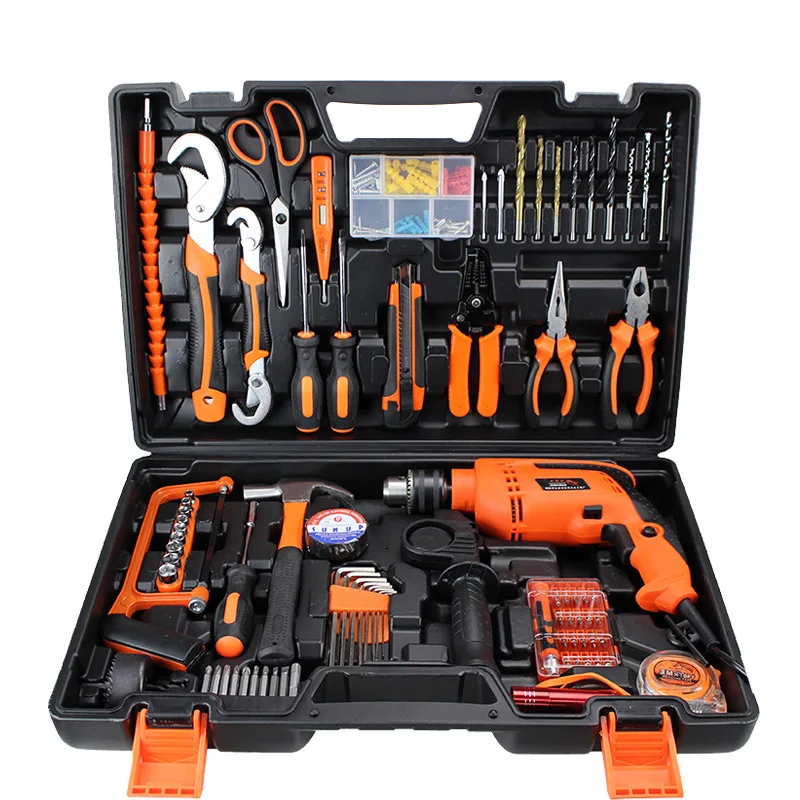 Cordless drill electric screwdriver Ferramentas household power tool combo kit hand tool set for repair
