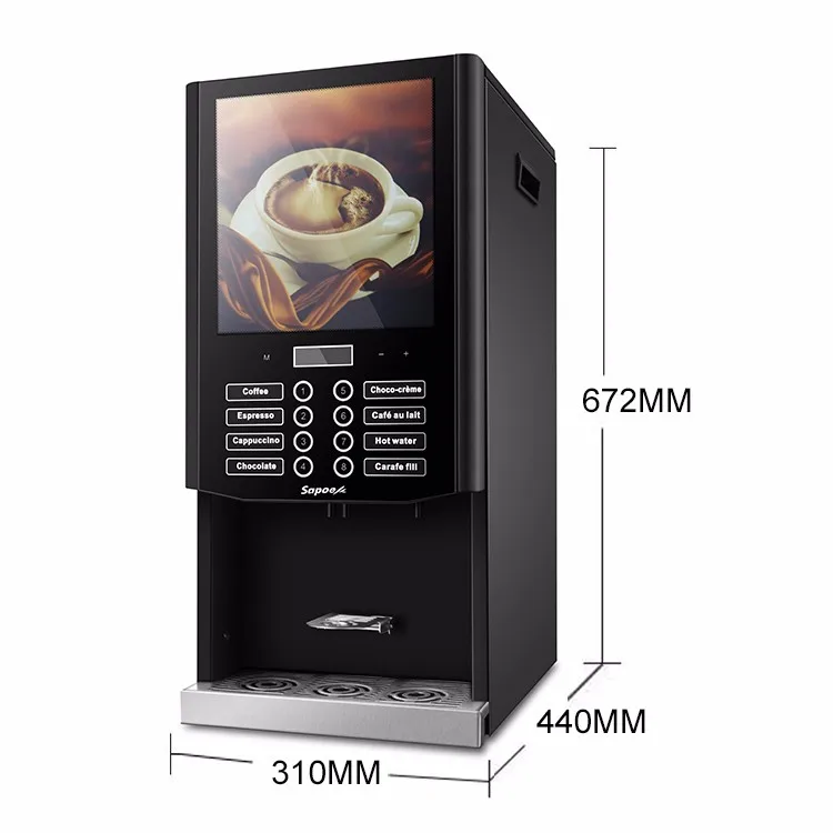 8-Selection Hot Drink Instant Espresso  Coffee  Vending Machine