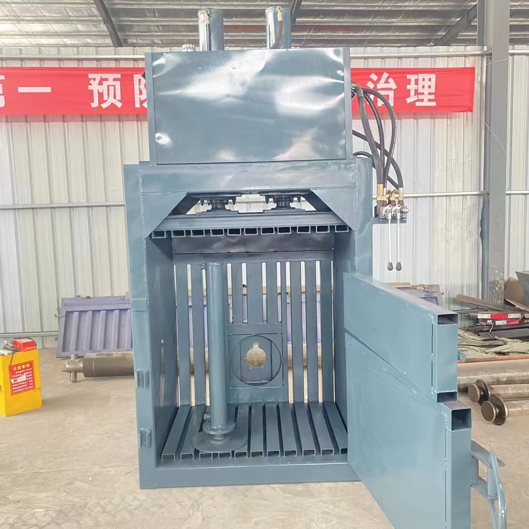 Wool bale press machine/hay bales machine/scrap baling machine
