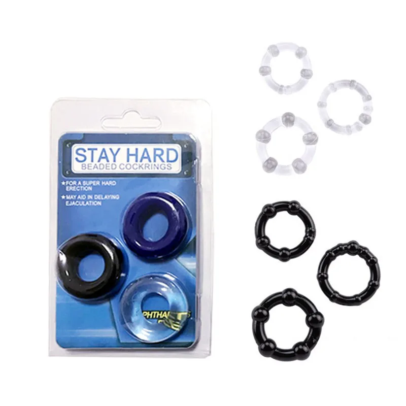 Hot sale rubber male delay ejaculation sex toys men penis cock ring
