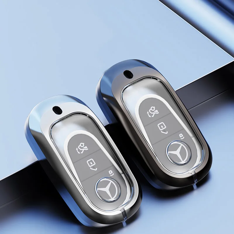 Classic metal Car remote smart key cover for Benz  metal car key accessories for Benz