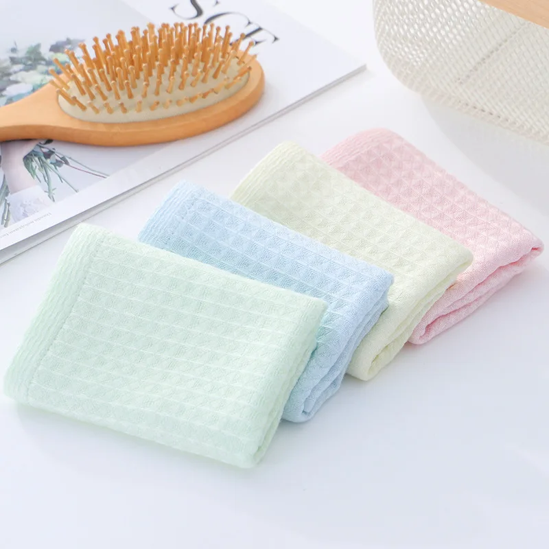 Оптовая продажа, высокое качество, экологически чистое, однотонное, изготовленное на заказ, бамбуковое Вафельное полотенце