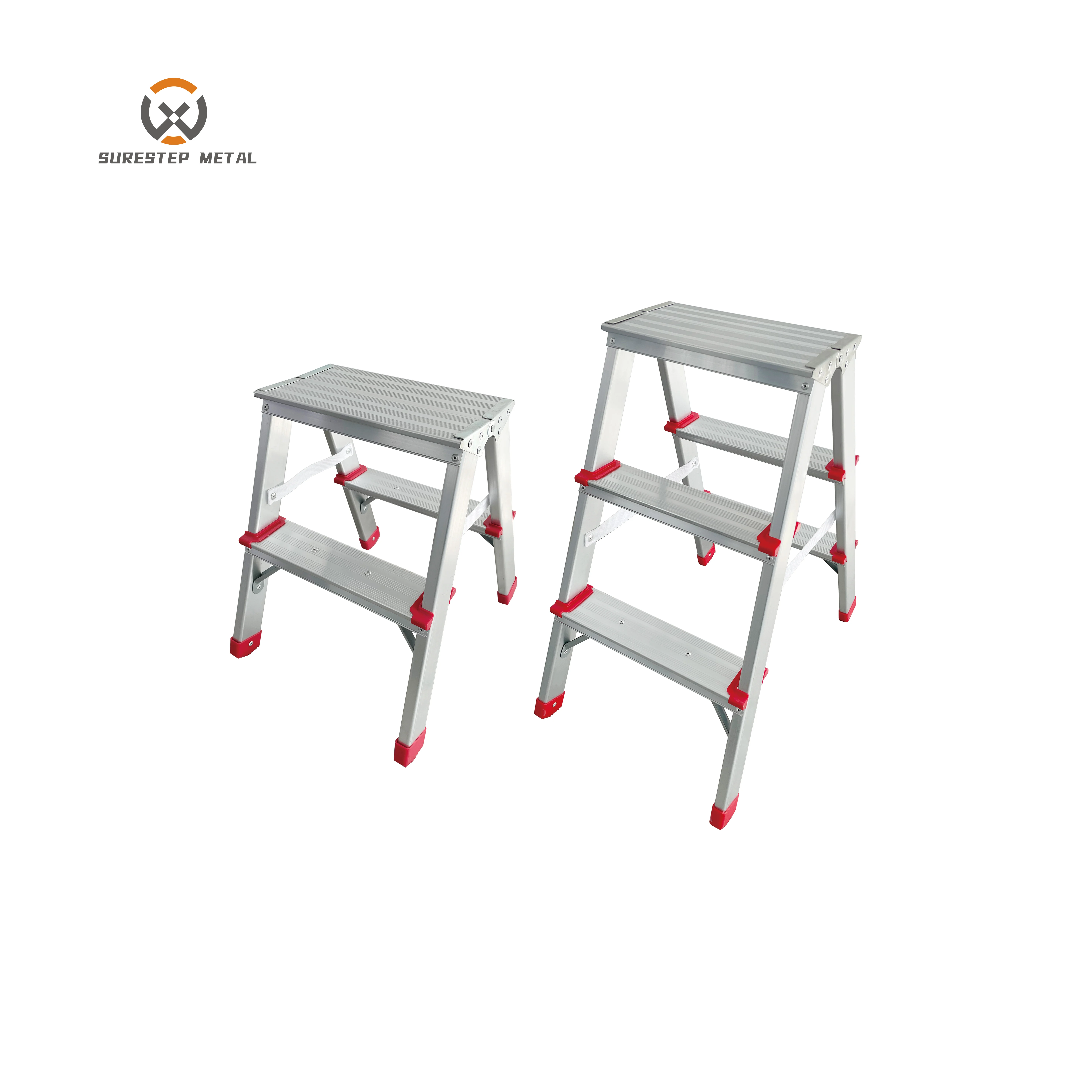 Portable Aluminum  Step Tool Ladder Factory Direct Supply Ladder Steps