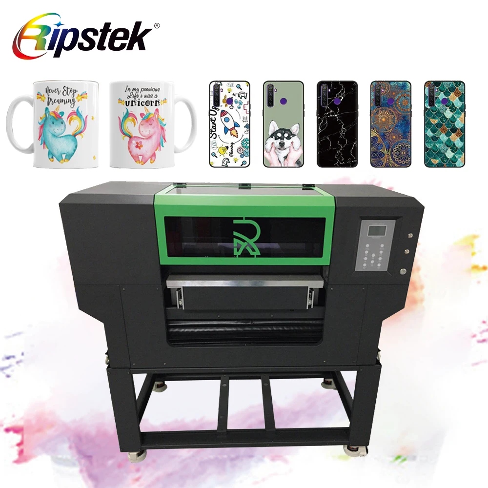 Ripstek brand 4060 uv printer a2 uv printer/ A3 UV Printer for printing on golf ball printer/ Rotary uv printing machine