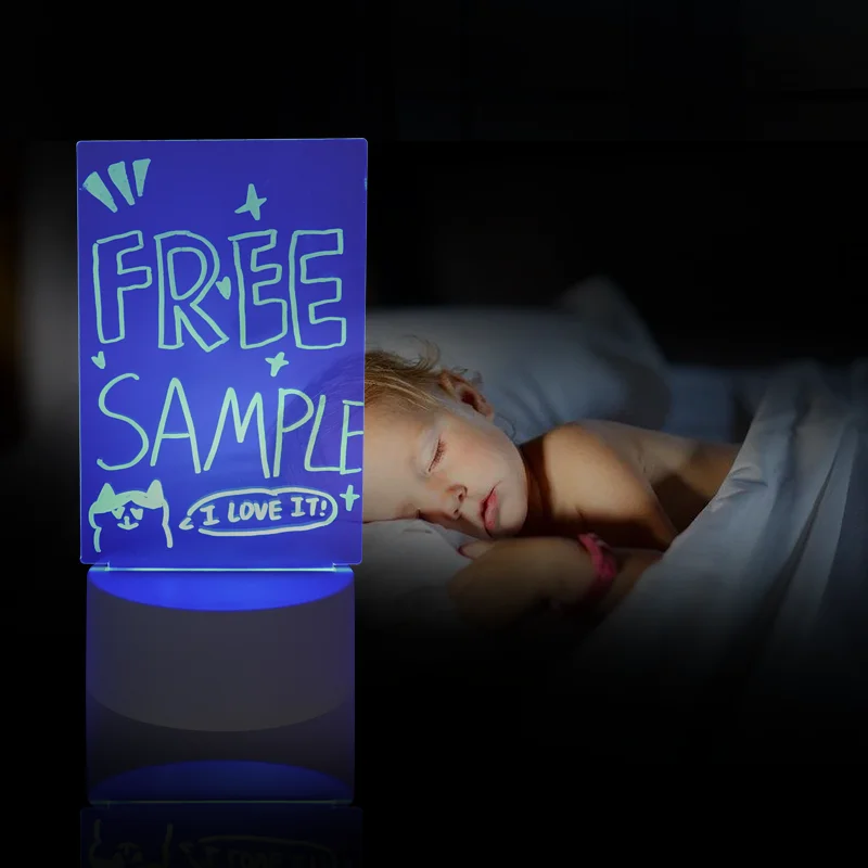 Wholesale Unicorn Night Light LED Acrylic Lamp Gift Nursery Table Lamp 3D Night Light