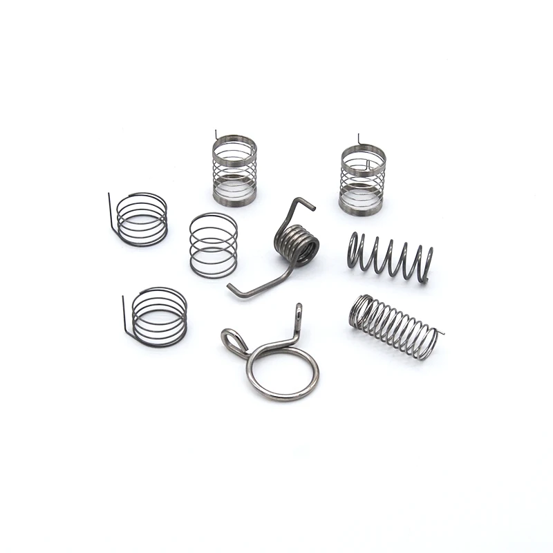 Custom high quality metal remote control aaa plate with battery spring loaded contact 18650 battery holder contact spring