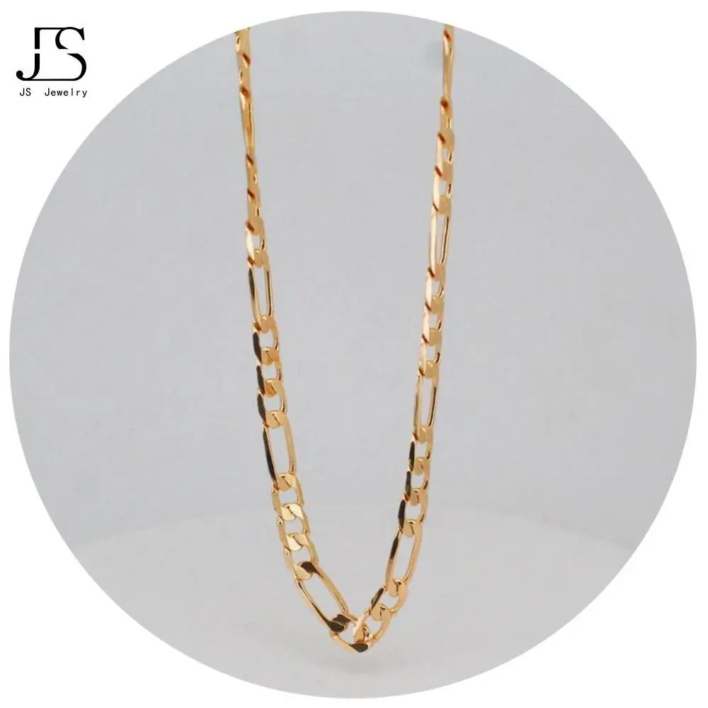 Wholesale JS 14K Gold Plated Copper Necklace Simple Style Fashion Necklace