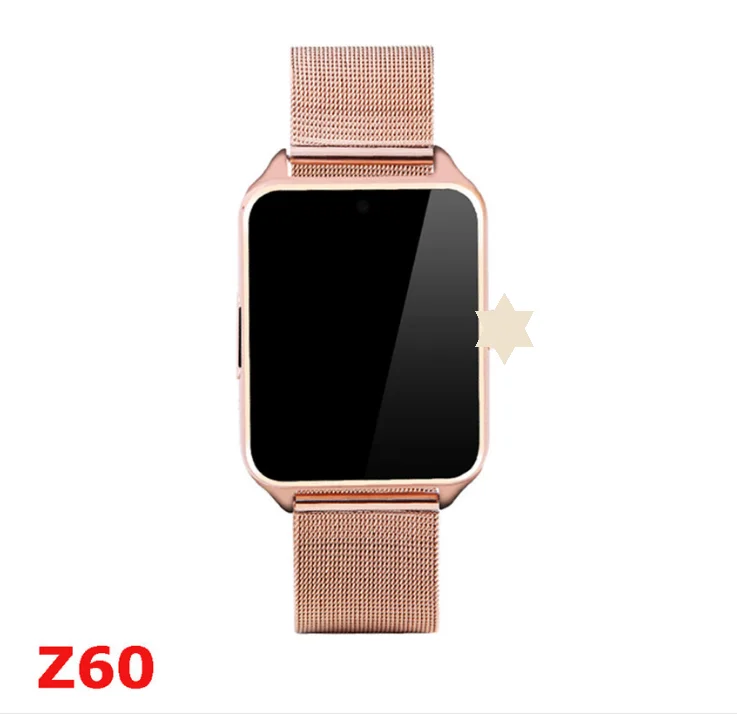Top Factory good quality z60 smartwatch With Phone Call 2G GSM SIM TF Card Camera for all phones