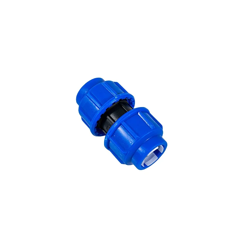 factory wholesale PP compression fittings water pipe connection quick connect PE tube connector PE PP HDPE Pipe Fittings