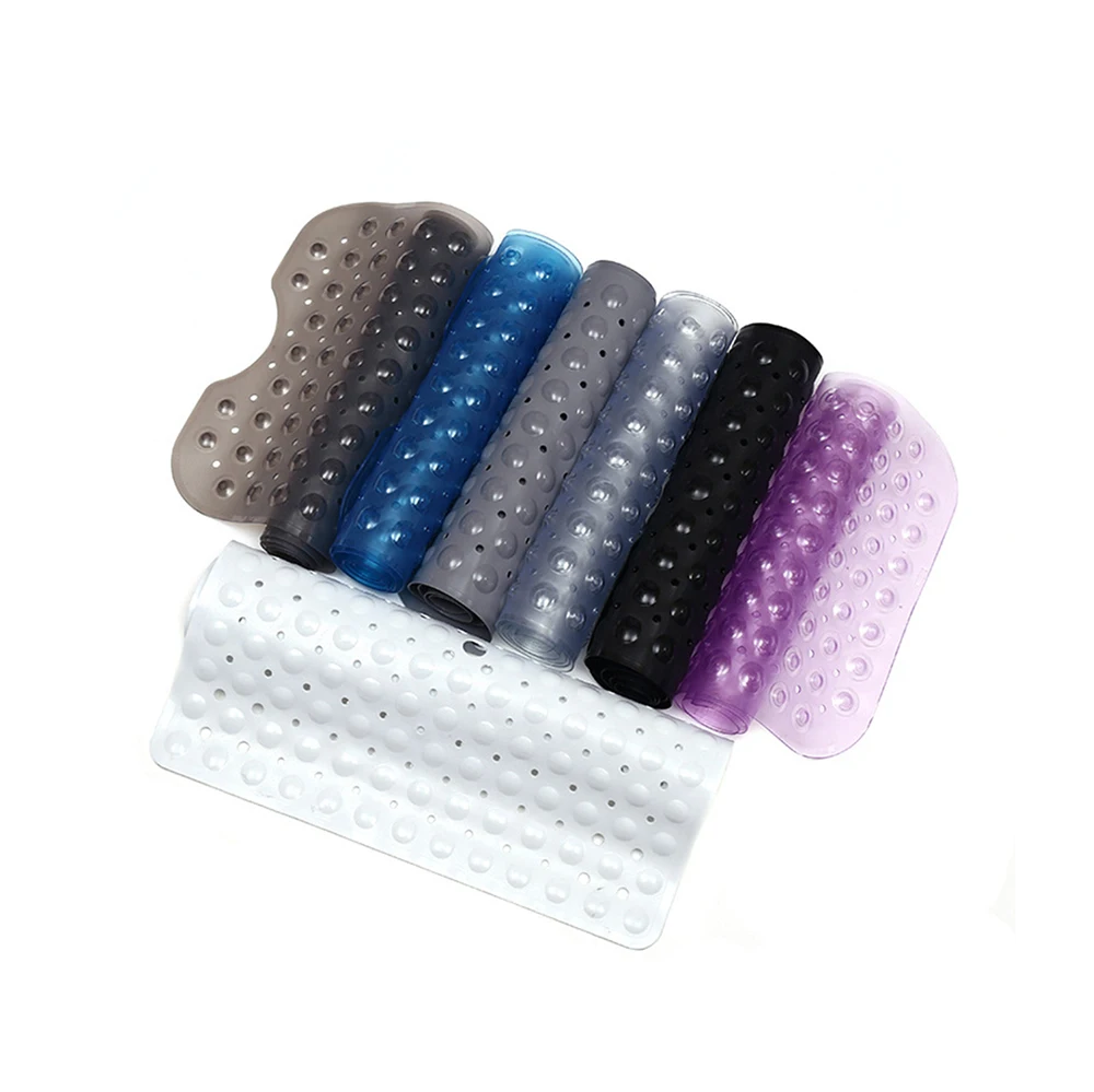 Custom Shape Thickened Absorbent Anti-slip Safety Bathtub Shower Mat Comfy Non Slip Bathmat Strong Suction Bath Mats