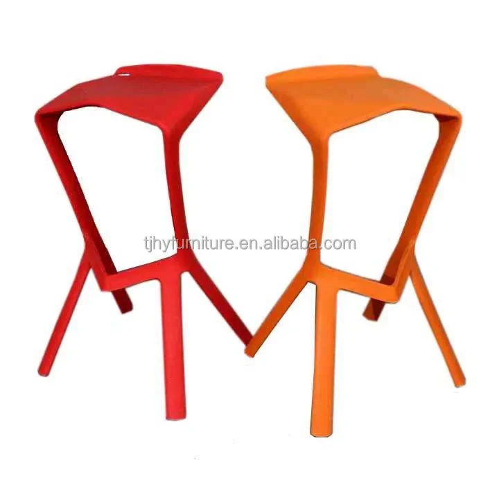 Best Bar Stools For Kitchen / Contemporary Sex Plastic High Chair PP Barstool For Sale