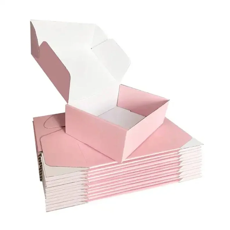 Mailing Shipping Packaging Gift Tray With Lid Rectangle Pillow Cube Small Business Boxes