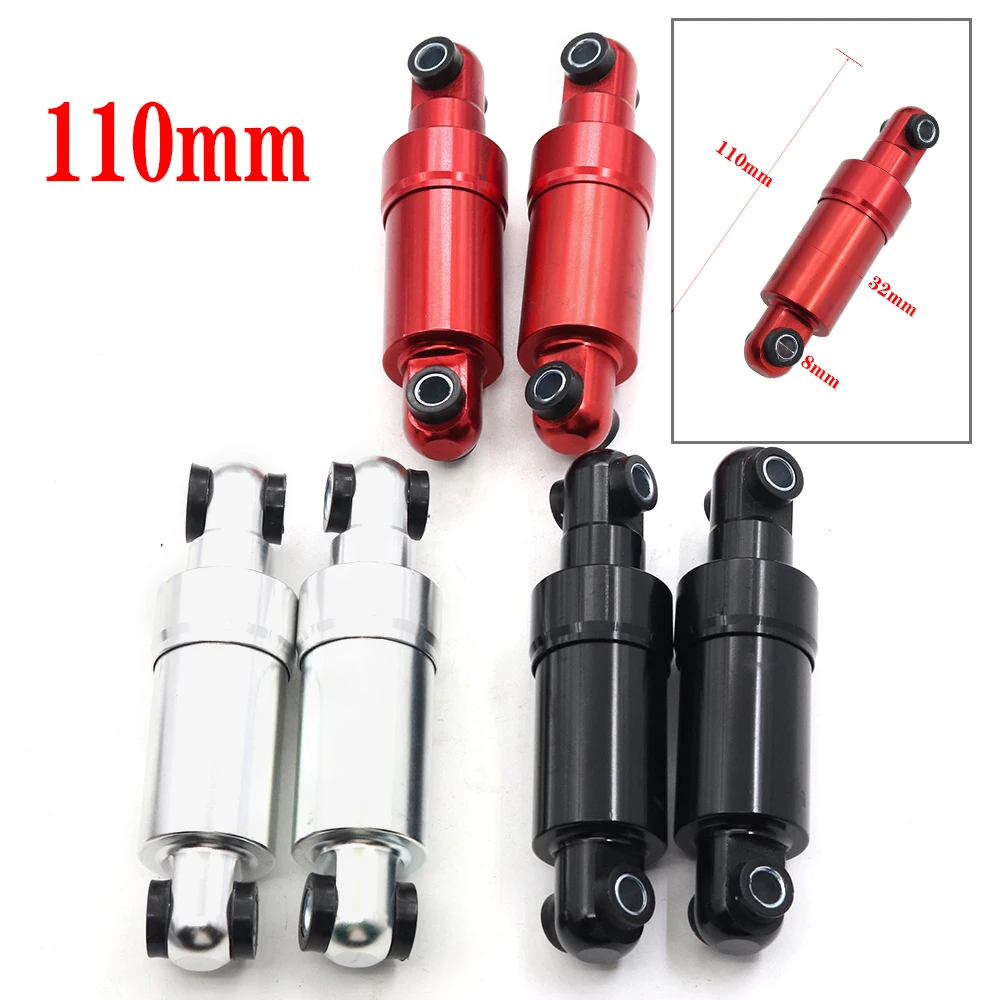 New Image Electric Scooter Rear Shock Absorber Aluminum Alloy for Kugoo M4 Suspension Shock Absorber 110 125 150mm 750lbs