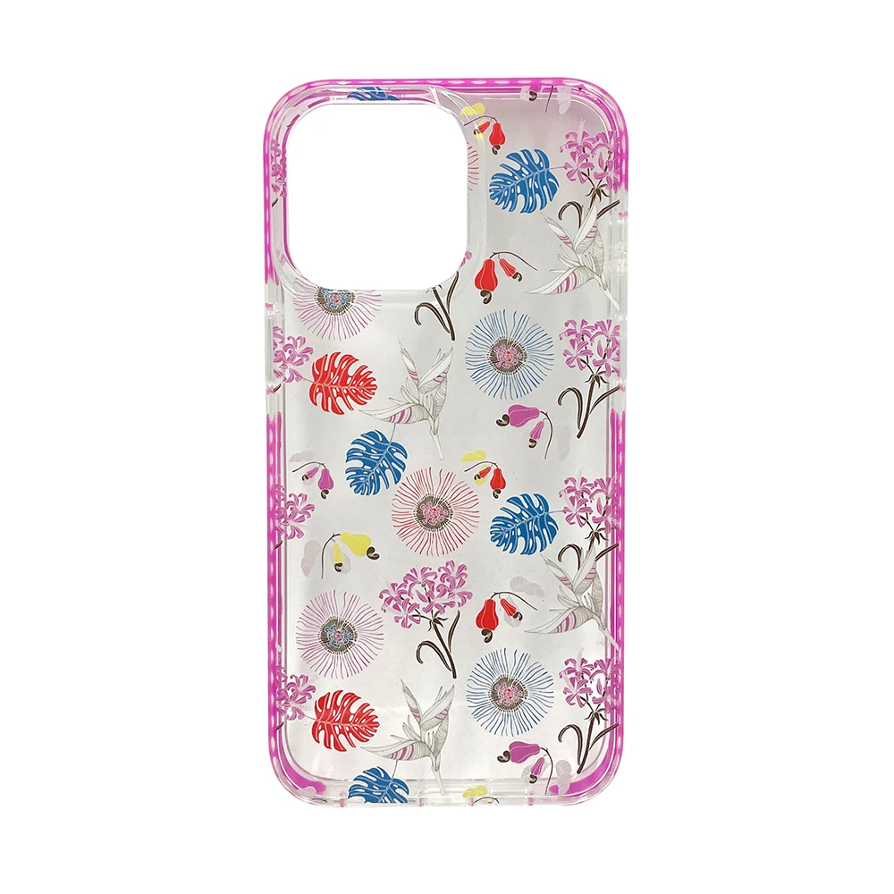 designer cell phone case manufacture OEM printing mobile phone cover flower phone case