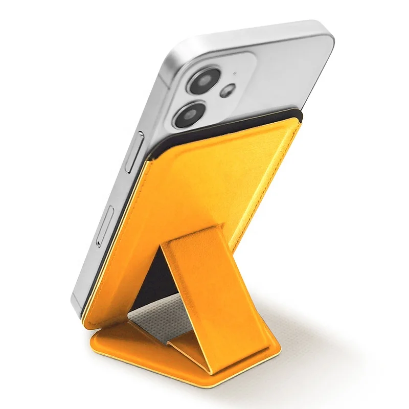 Custom PU Leather Phone Magnetic Card Holder Wallet For iphone 12