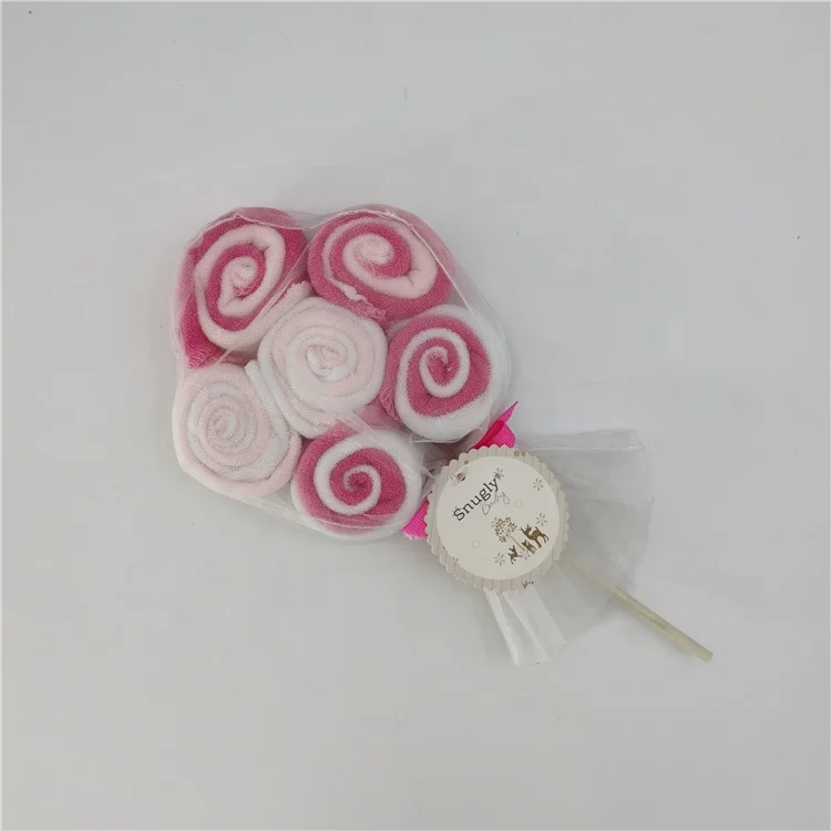 12Pieces Wholesale 100% Polyester Soft Washcloths Baby Set Skin Bath Toddler Washcloths