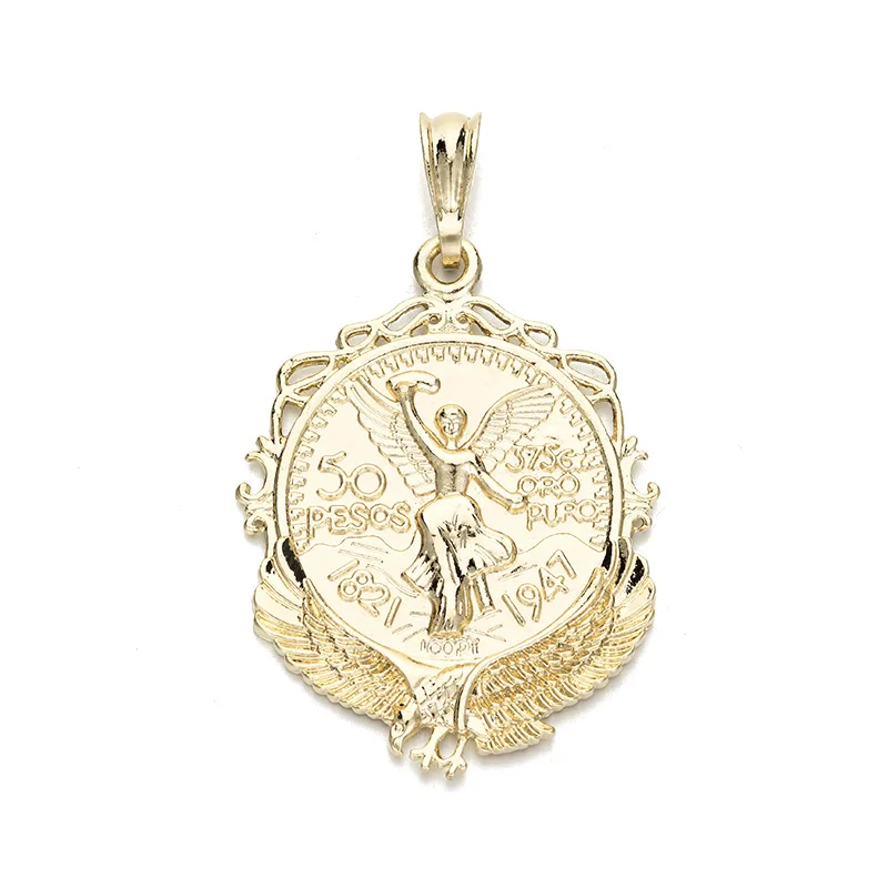 Fashionable Tricolor religious pendant Virgin Mary heart-shaped transparent cubic zircon micro-inlaid custom pendant