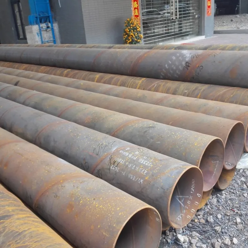 SSAW Steel Pipeline Large Diameter Carbon Spiral Welded Steel Pipe