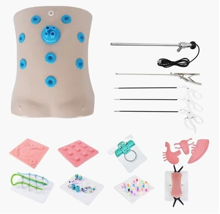 New Laparoscopic Trainer Box Laparoscopy Simulator Laparoscopic Abdominal Single port Training box