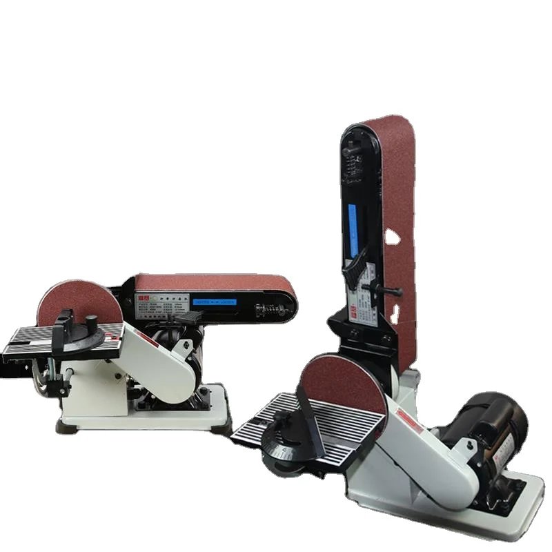 DIY grade 370W Table sanding belt sanding machine 150*100mm 2 in 1 combination table sanding machine