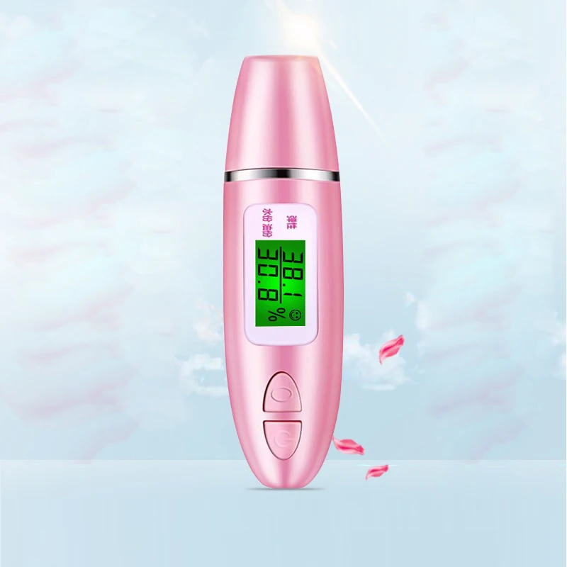 Facial Care Skin Tester Digital Skin Moisture Detector High Facial Moisture And Oil Content Analyzer Health Monitor
