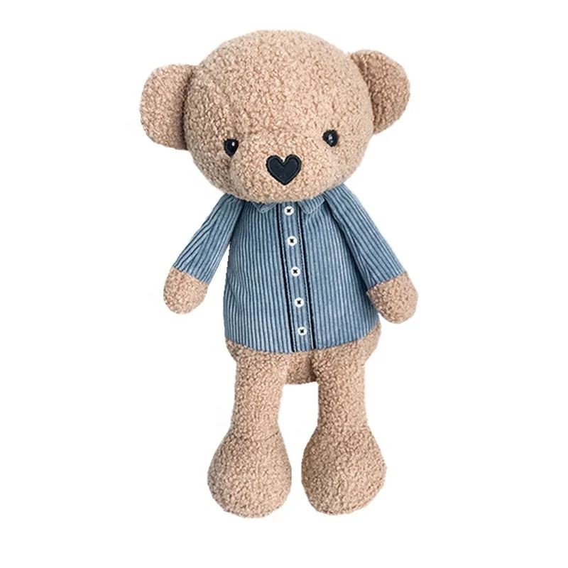 
Cute cartoon teddy bear stuffed plush toy animal carrying backpack bag 