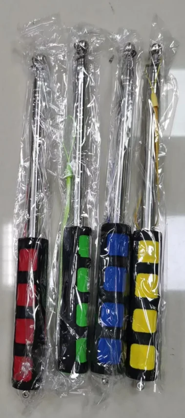 Lightweight Extendable Stainless Steel Portable Collapsable 160cm 1.6M Telescopic Pole For Flag