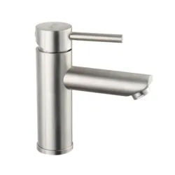 Easy fast install 35MM brushed nickel Deck mounted mixer Classic Lavatory Bathroom Basin Faucet