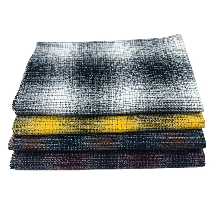 flannel cotton plaid fabric