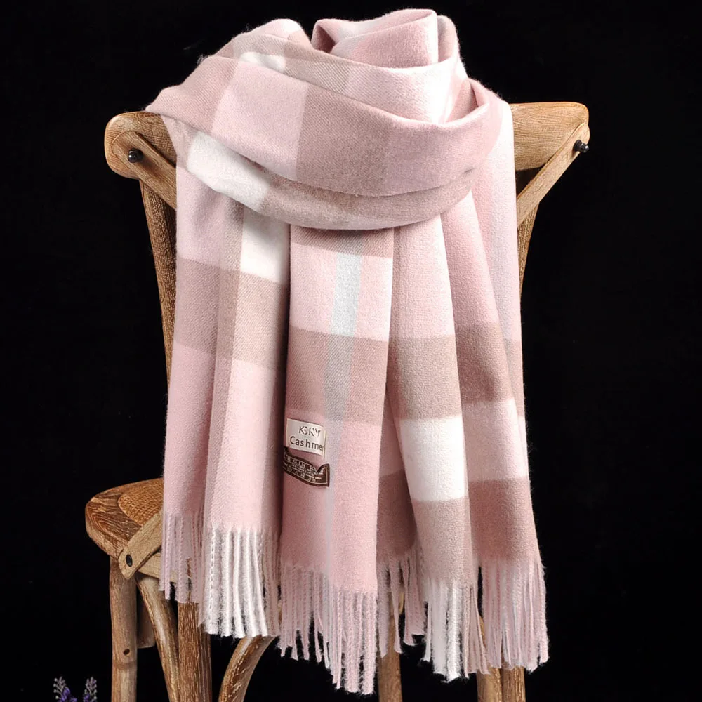 190*70cm Plaid scarf for women British classic  autumn and winter warm  scarf