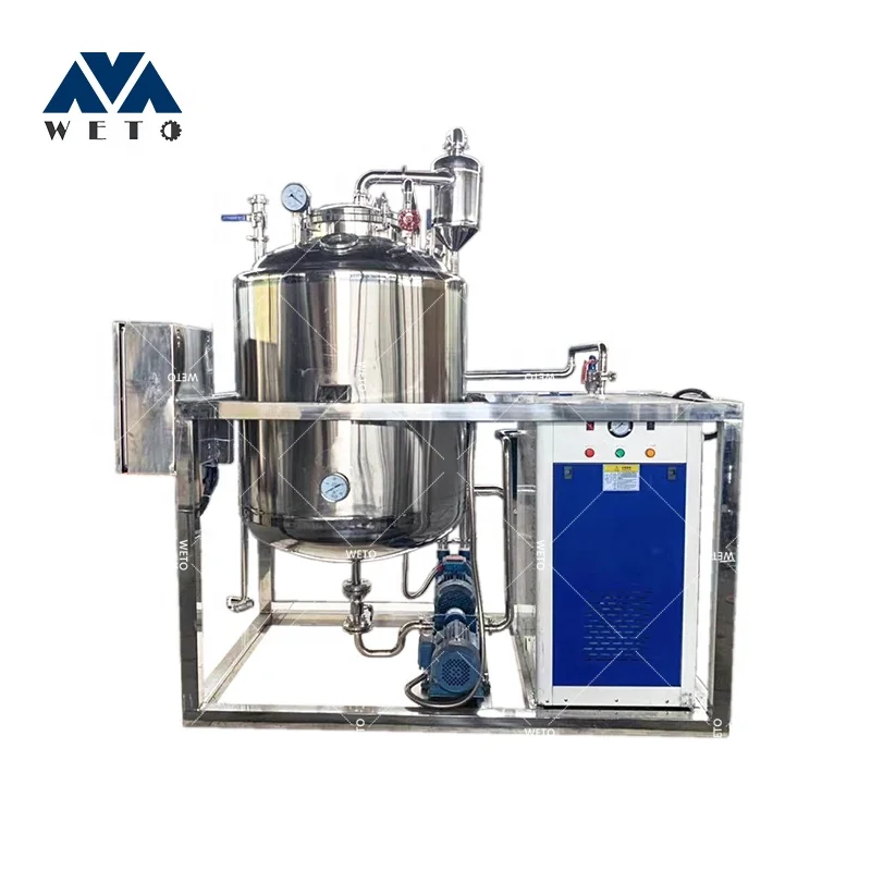 WT500 soya bean cooking oil machine crude palm refining mini refinery with factory direct sale price
