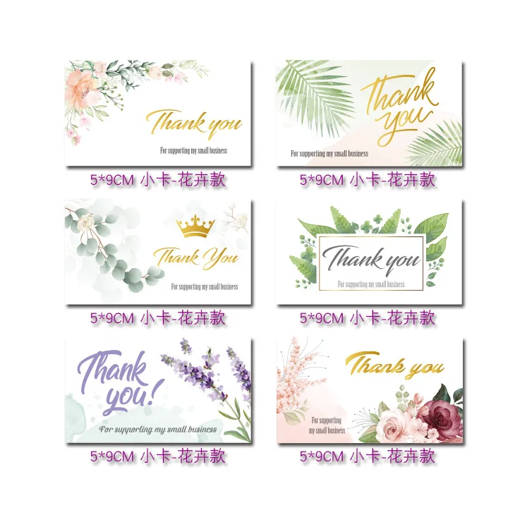 Custom Handmade High Quality Christmas Wedding Birthday Wishes Invitation Mini Greeting Card