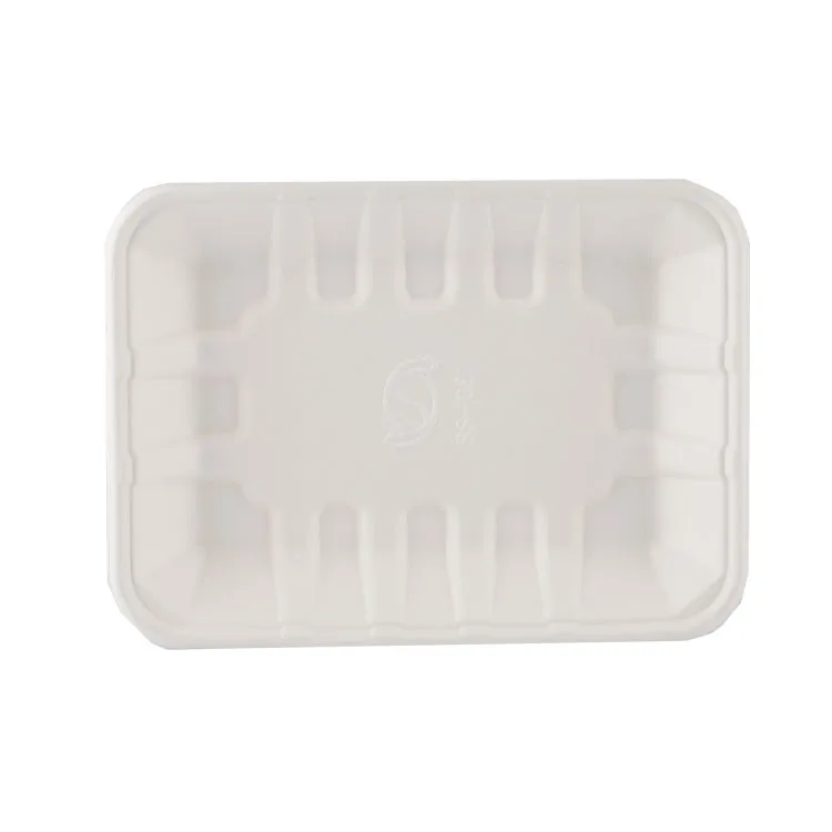 
Wholesale Custom Eco Friendly Biodegradable Dinner Plate Disposable Bagasse Food Container Tray 