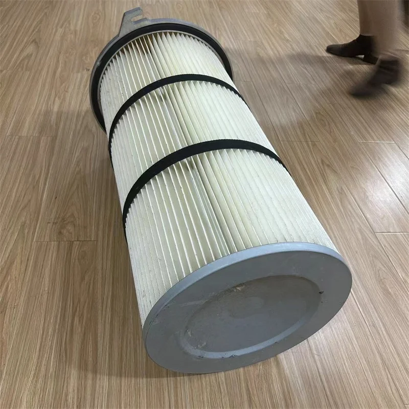 Industrial Dust Filter Cartridge Bags Dust Extractor Conical Air Filter Cylinder Air Filtration Element Processing Dust Removal