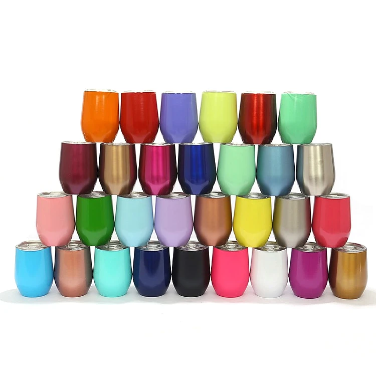 OEM sublimation egg mug custom manufacturers supplier,wholesale custom coffee metal stainless steel wine tumbler mugs with logo