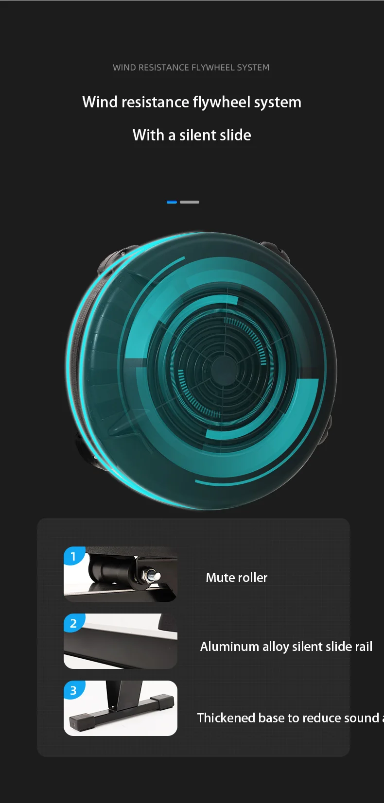 Promotional various durable using superior quality water gym exercise rowing machine