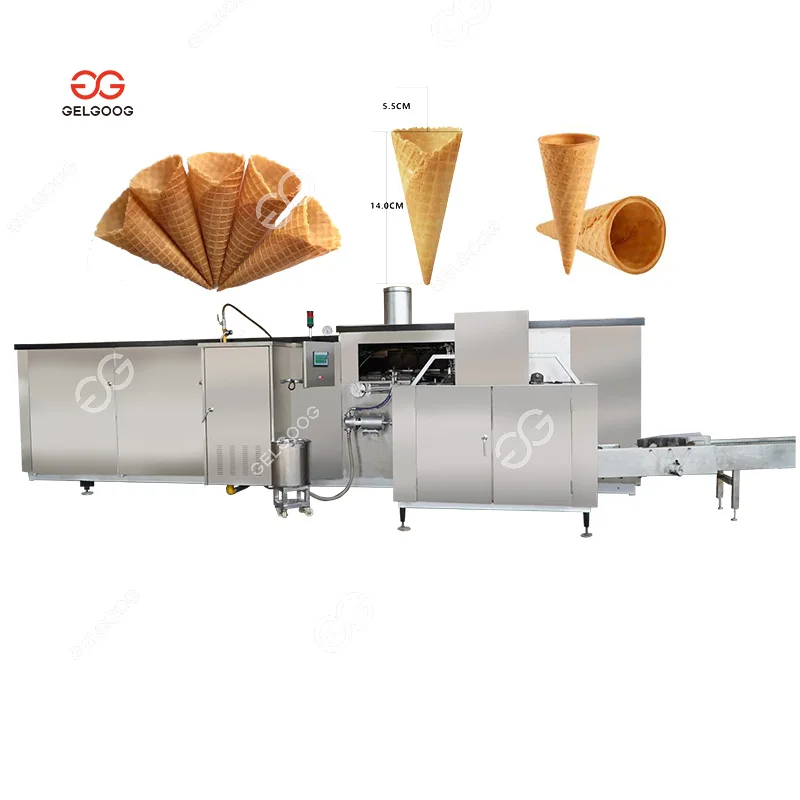 Ice Cream Cone Biscuit Maker Making Machine Suger Cone Machine Production Line Waffle Ice Cream Cone Machines