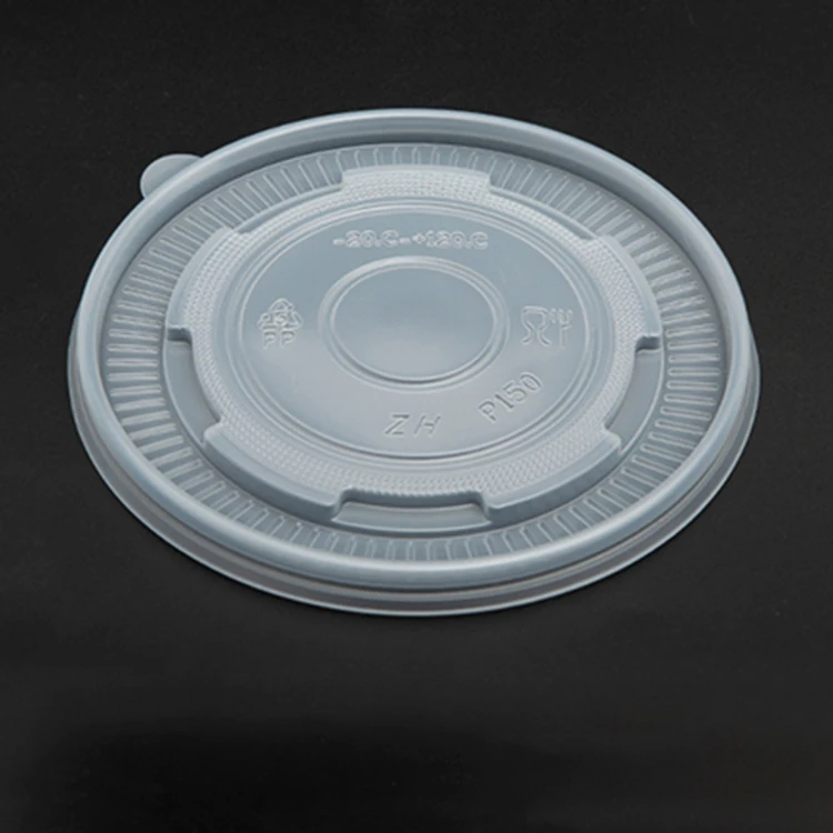  Hot sale Kraft paper Bowl 500ml salad packaging soup pack bowls with PP
