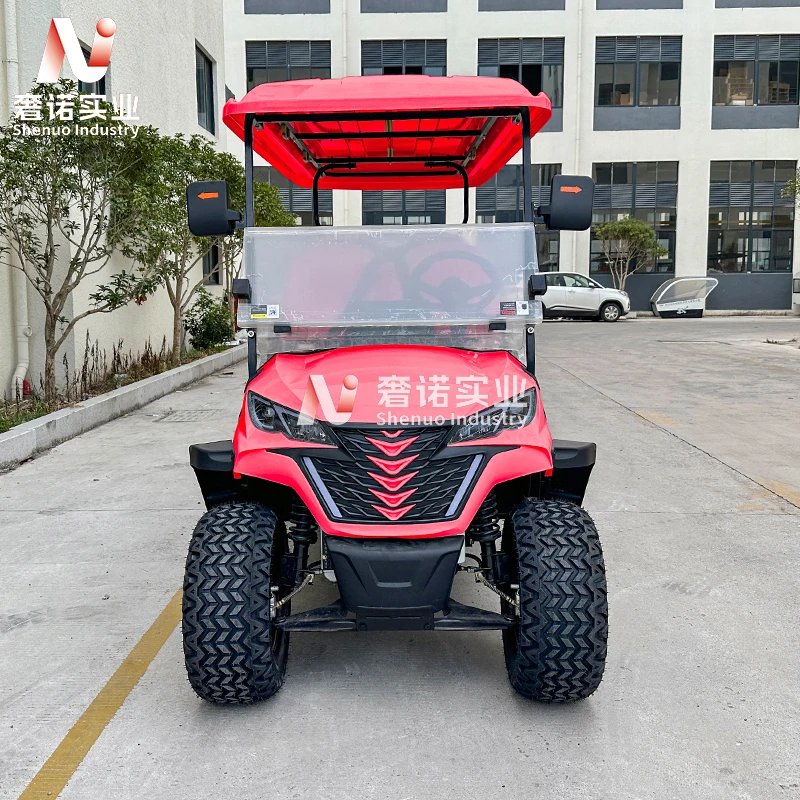 Multifunctional 6 person CE approved golf petrol cart customizable gasoline 4 seater golf cart