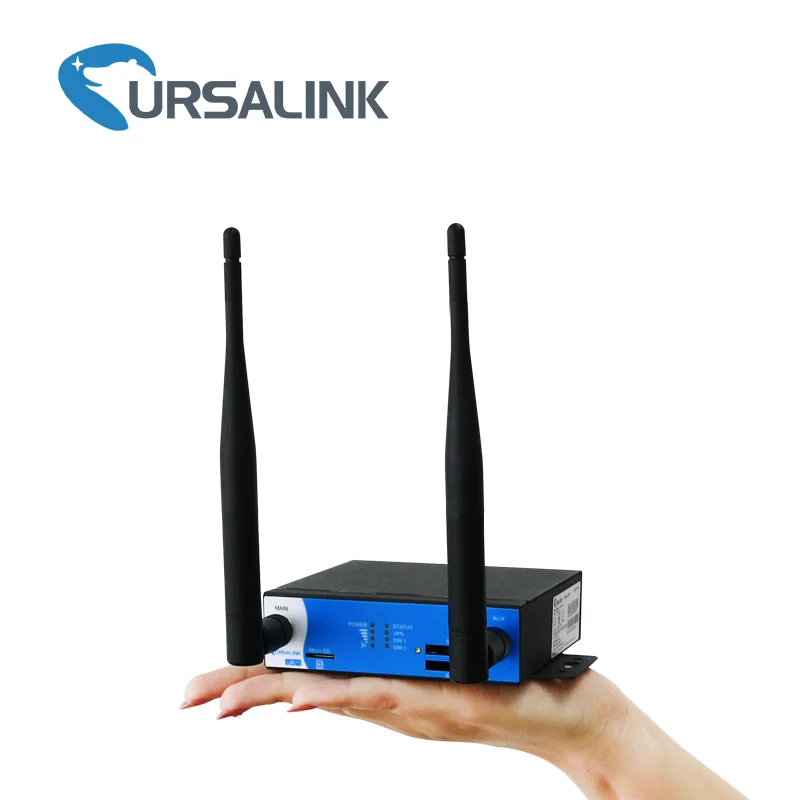 UR71 3G 4G Промышленный маршрутизатор с GPS модулем и RS232 RS485